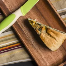 Keto pita s špinačo, ašvagando in psiliumovo lupino