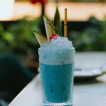 Koktajl tropske modre spiruline