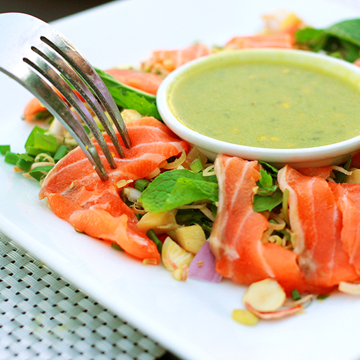 Preliv iz spiruline in wasabija